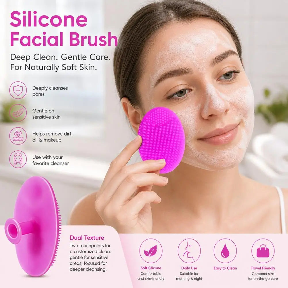 Soft Silicone Baby Bath Brush | Infant Hair & Scalp Washing Baby Bath Brush QXL