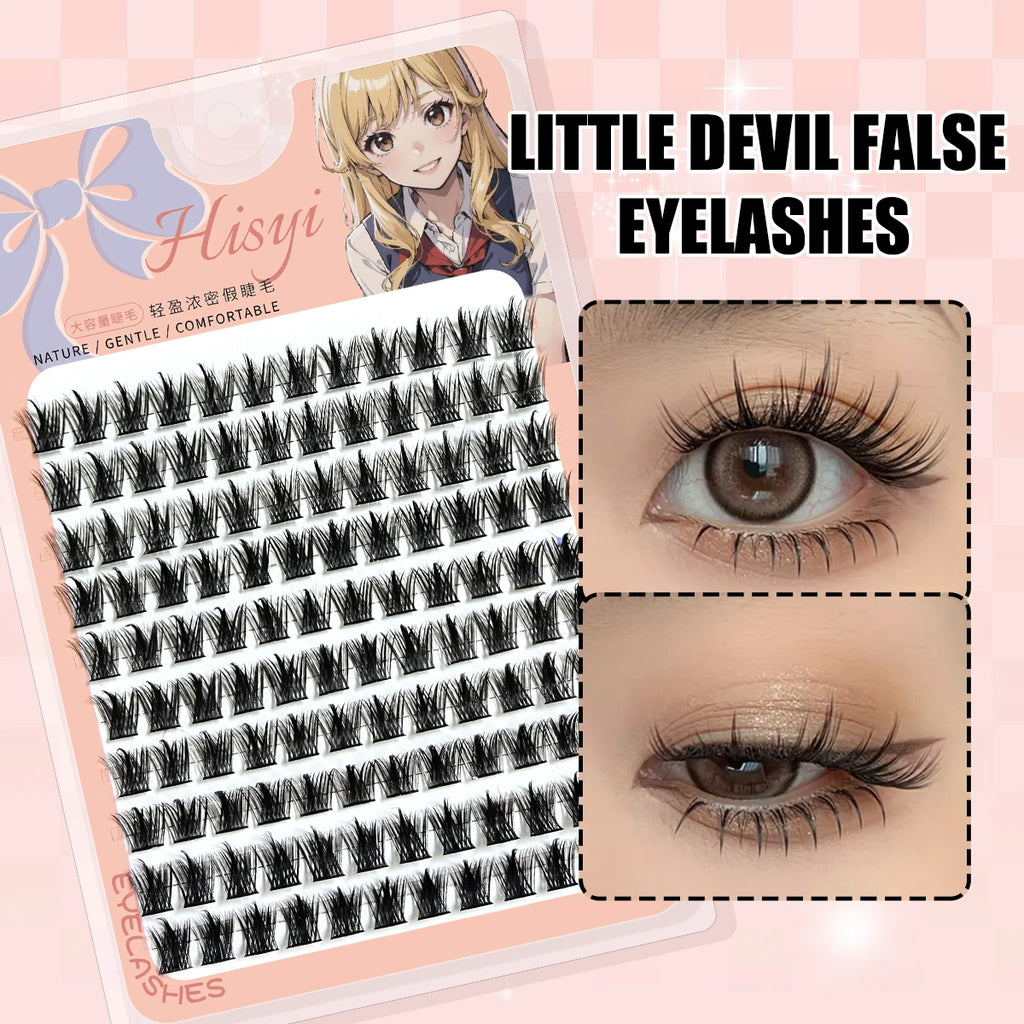 Individual Cluster False Lashes | Natural DIY Lash Extensions Individual Cluster Lashes QXL