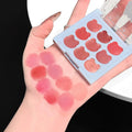 Cappuvini 9-Shade Matte Lip Mud | Waterproof Long-Lasting Lip Color Matte Lip Mud QXL A
