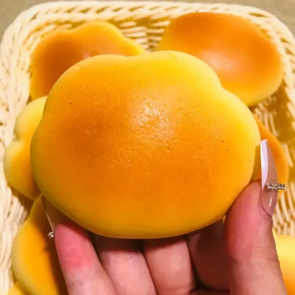 Caramel Cloud Bread Squishy Slow Rising Fidget Squeeze Toy Squishy Fidget Toy QXL Caramel Clouds 1pcs 7x7x6.5cm