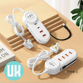 4-Port USB Wall Charger with LED | PD Fast Charge Type-C USB Wall Charger QXL UK 2USB2C White