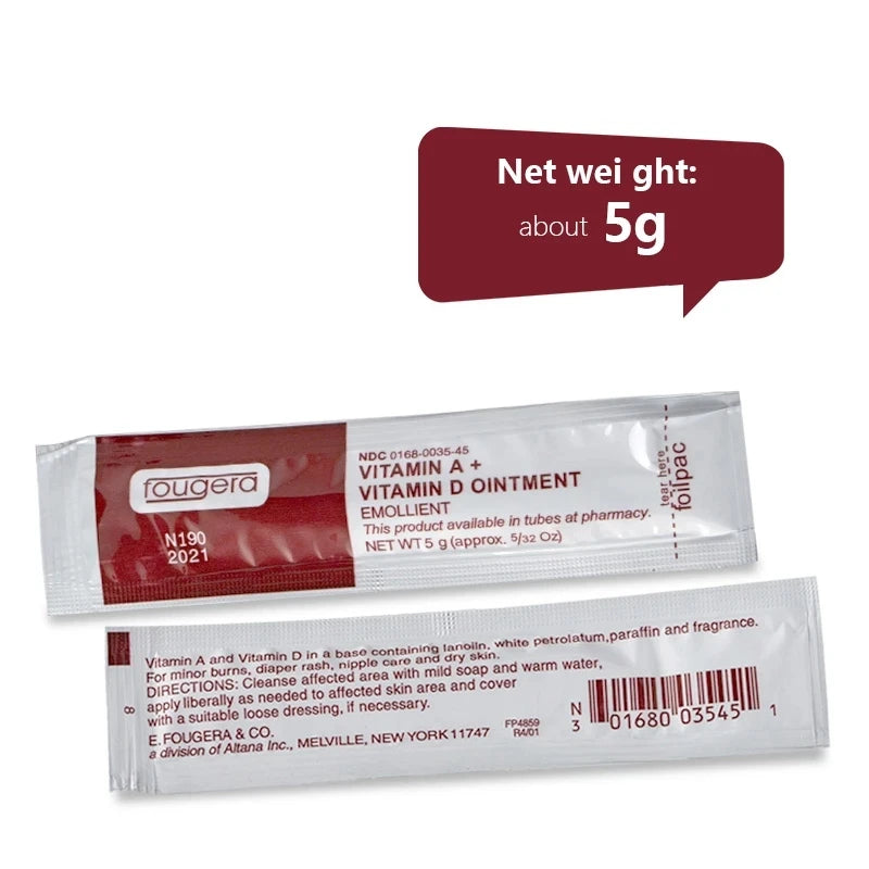 100-Pack Tattoo Aftercare Vitamin A&D Recovery Ointment Cream Tattoo Aftercare Cream QXL