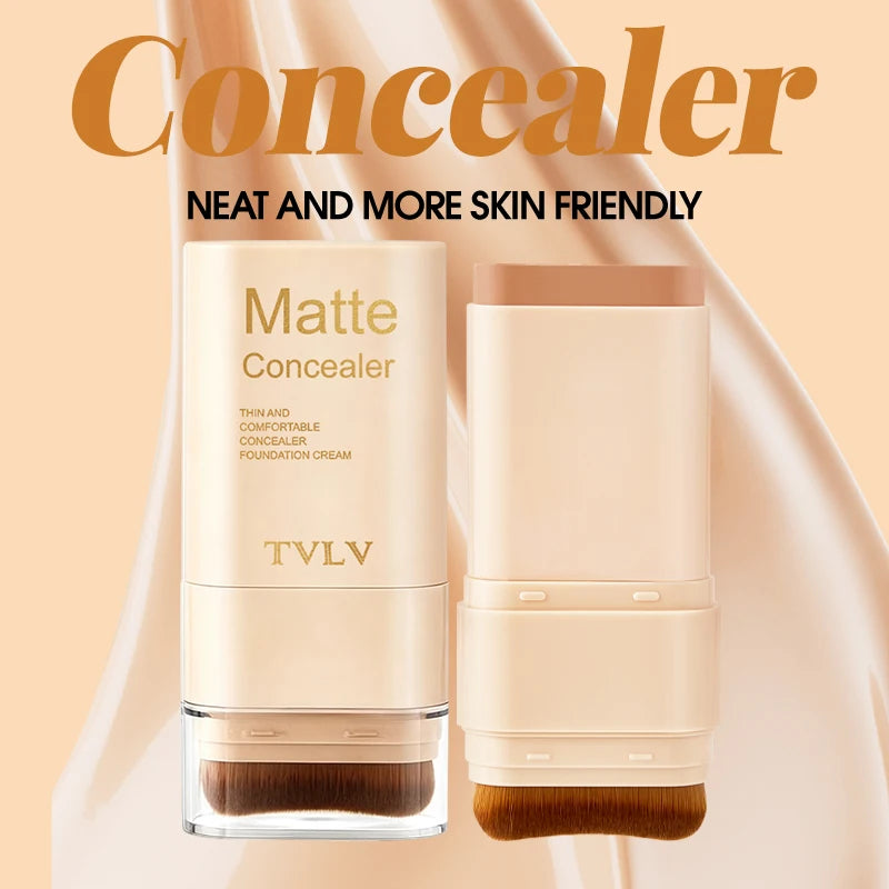 TVLV Double-Head Concealer & Foundation Cream | 5 Shades Concealer Foundation Cream QXL