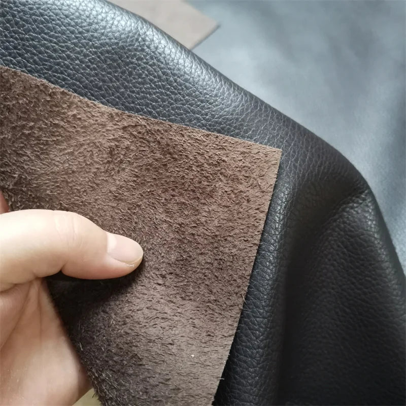 Dark Brown First Layer Cowhide Leather 0.9–1mm | DIY Craft Leather Craft Fabric QXL Dark Brown 20x30cm China Mainland