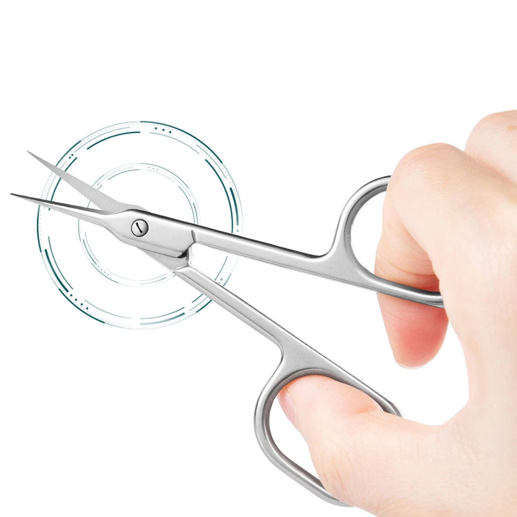 FUMOSIK Stainless Steel Cuticle Scissors & Nail Trimmer Cuticle Scissors QXL
