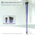 Double-Headed Angled Eyebrow Brush | Badger Hair Blade Tip Eyebrow Makeup Brush QXL Eyebrow brush