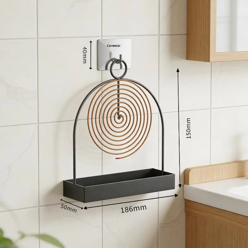 Metal Mosquito Coil Holder with Hanging Hook – Home & Outdoor Mosquito Coil Holder QXL