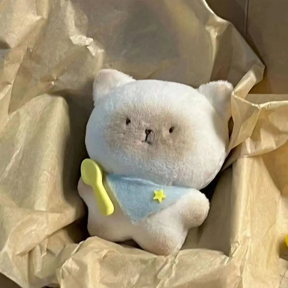 Cartoon Cat & Rabbit Plush Keychain Stuffed Toy | Gift Plush Keychain Toy QXL