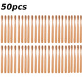 Bamboo Toothbrush | Soft Bristles, Eco-Friendly, 1 or 50 Pack Bamboo Toothbrush QXL D