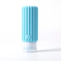 Silicone Refillable Travel Bottles 60ml & 90ml – Squeeze Containers Travel Squeeze Bottle QXL Blue-90ml