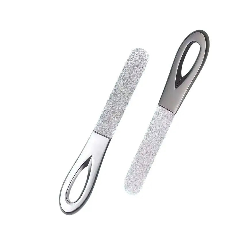 Stainless Steel Diamond Grit Nail File | Dual-Grit 1/2/5 Pack Nail File QXL