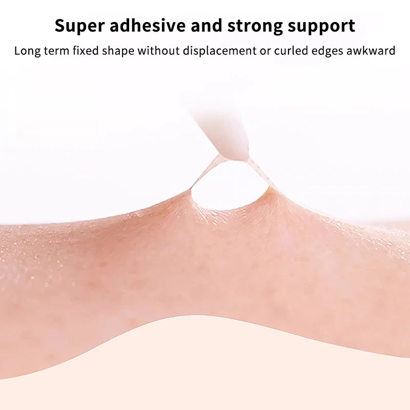 240-Pack Invisible Double Eyelid Tape Strips | Clear & Natural Eyelid Shaping Tape QXL