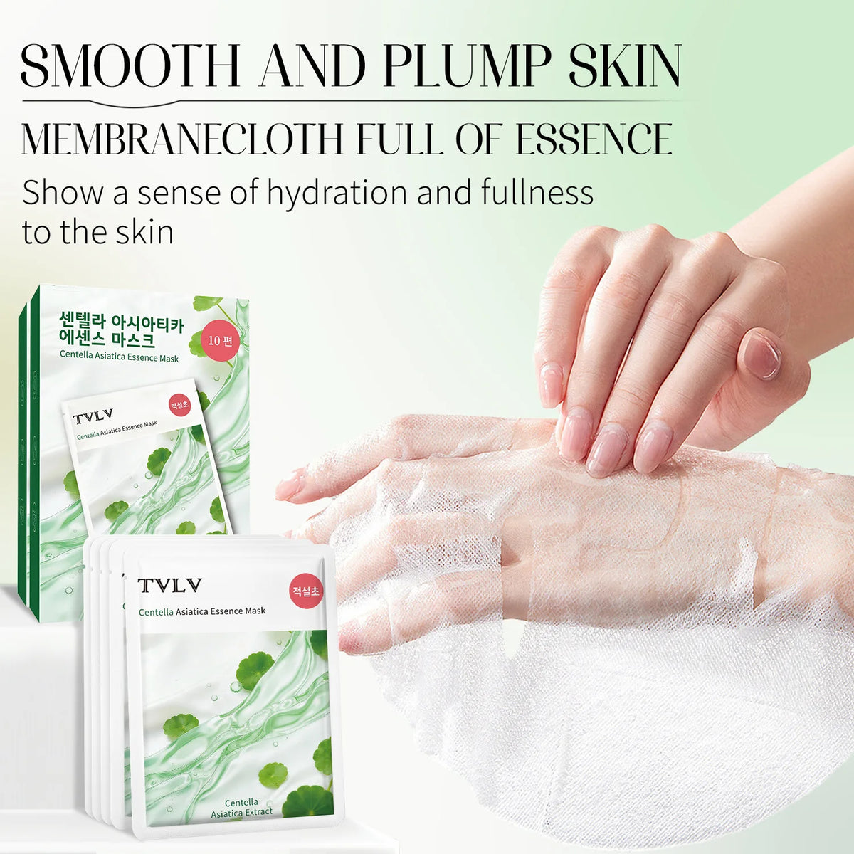 10-Pack Snow Lotus Face Masks | 5D Hydrating & Brightening Sheet Mask Hydrating Sheet Mask QXL