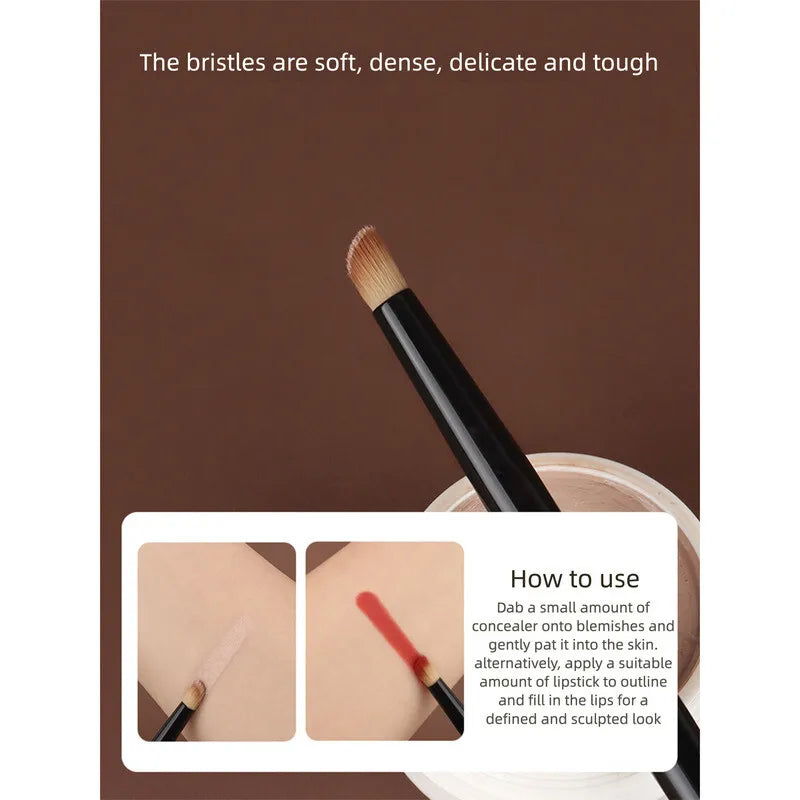 Moji M233 Fingertip Concealer & Lip Brush | Goat Hair Concealer Lip Brush QXL