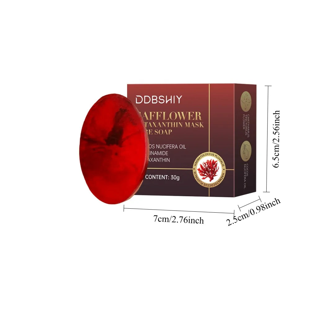 2-Pack Astaxanthin Bar Soap | Exfoliating Moisturizing Cleanser Bar Soap QXL