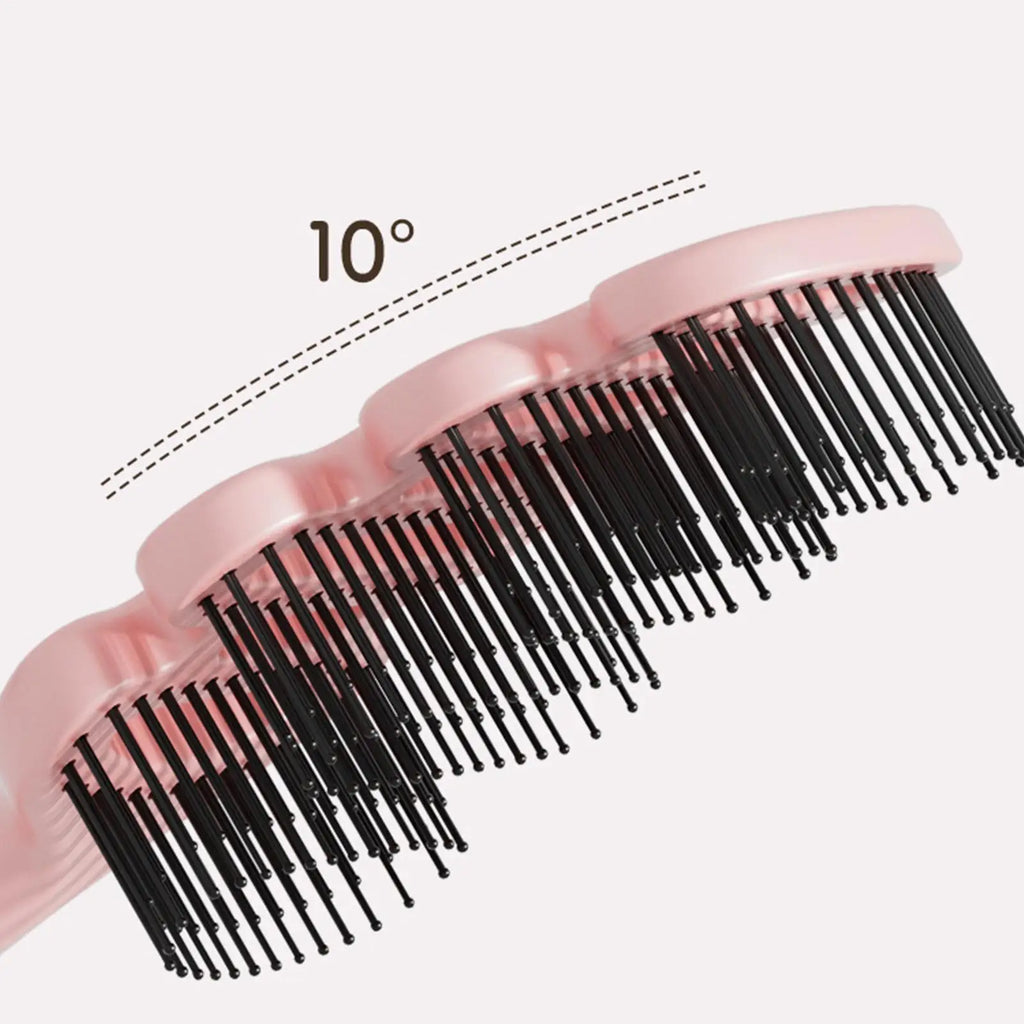 Detangling Hair Brush for Curly, Thick & Wet Hair | Salon Comb Detangling Hair Brush QXL