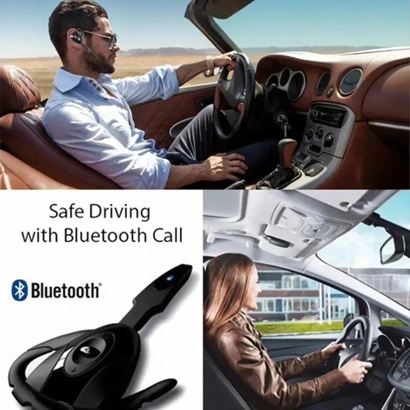 YITHOR Bluetooth Ear Hook Headset with Mic | USB Rechargeable Bluetooth Headset QXL
