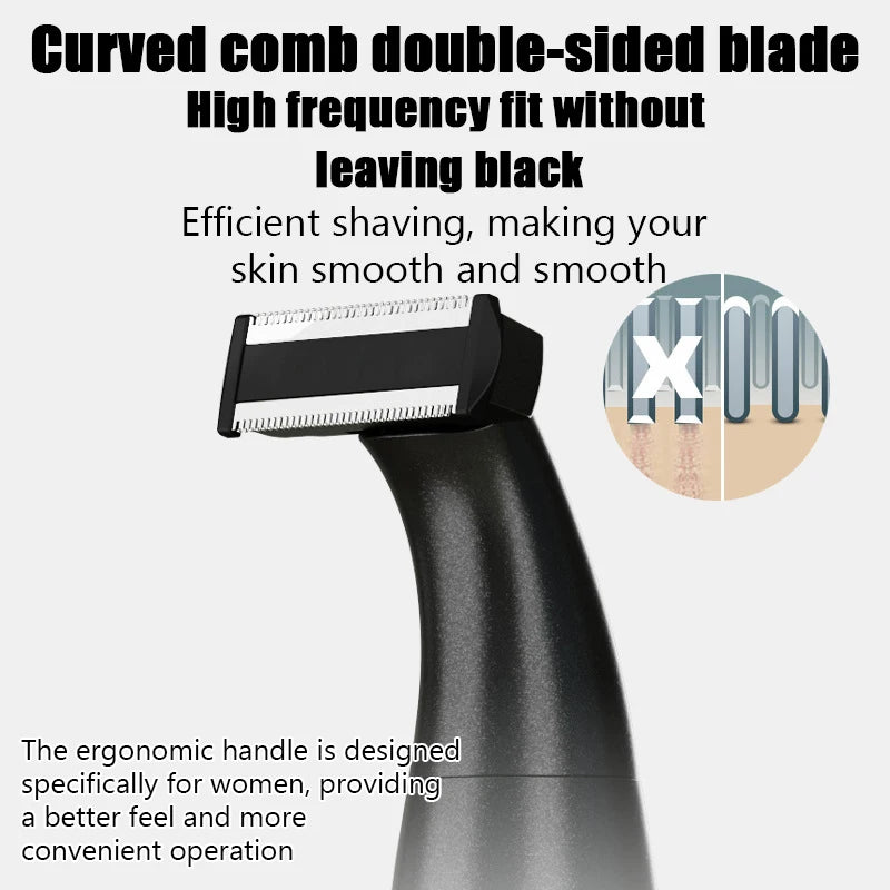4-in-1 Rechargeable Women's Electric Shaver & Bikini Trimmer Women's Electric Shaver QXL