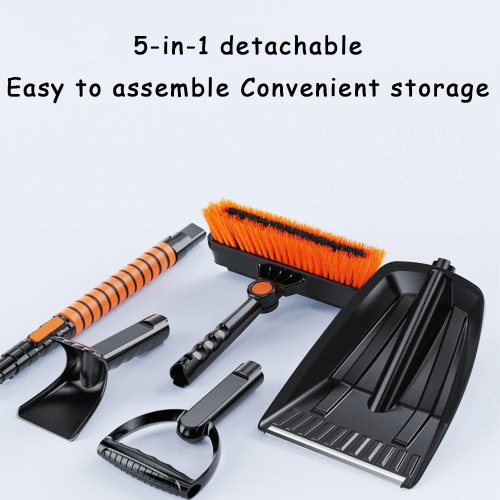 Retractable Car Snow Brush & Ice Scraper Set | Winter Tool Car Snow Brush Set QXL