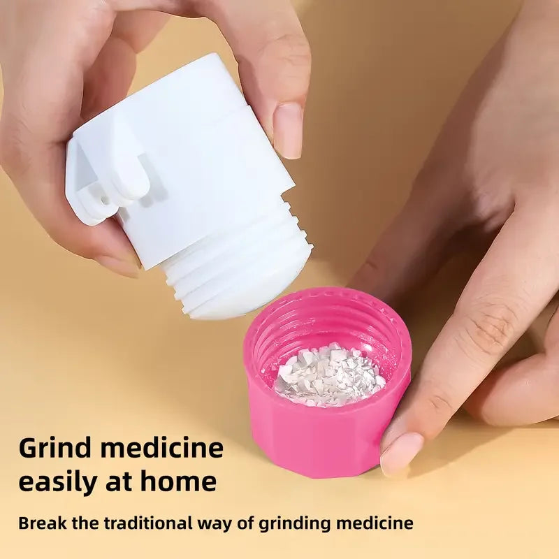 4-in-1 Pill Cutter & Grinder Set with Storage Box | Travel Pill Cutter & Grinder QXL