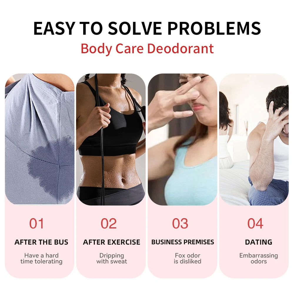 72-Hour Full Body Deodorant Stick | Aluminum-Free Unisex Body Deodorant Stick QXL