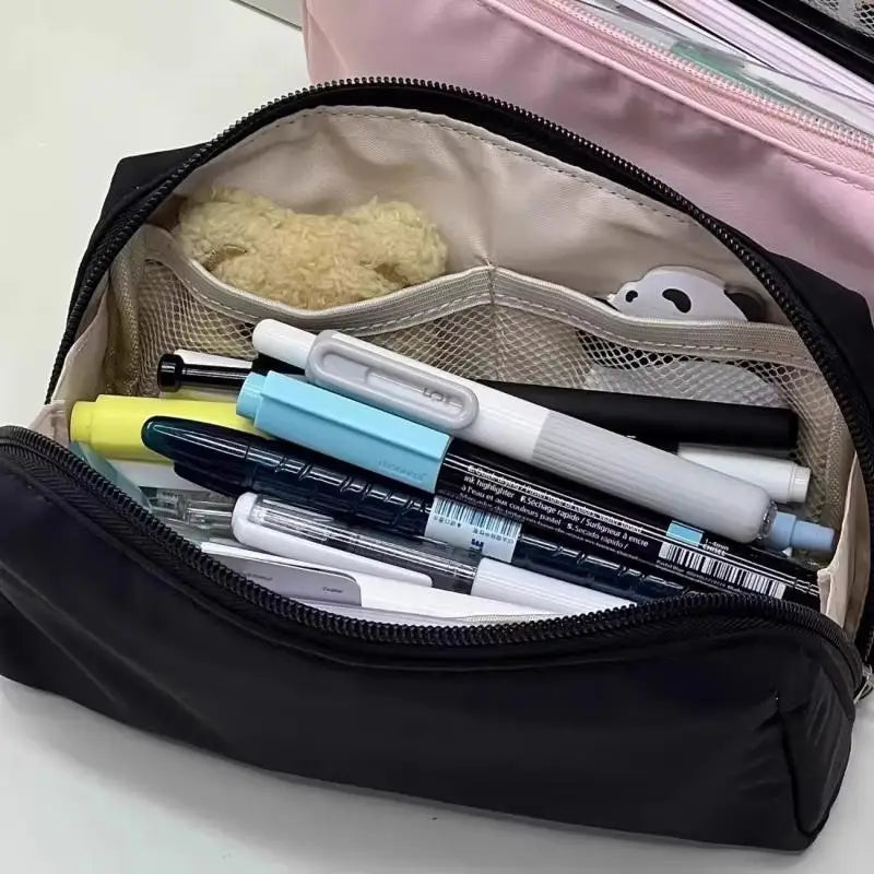 Kawaii Large Capacity Pencil Case – Polyester Organizer Bag Pencil Case QXL
