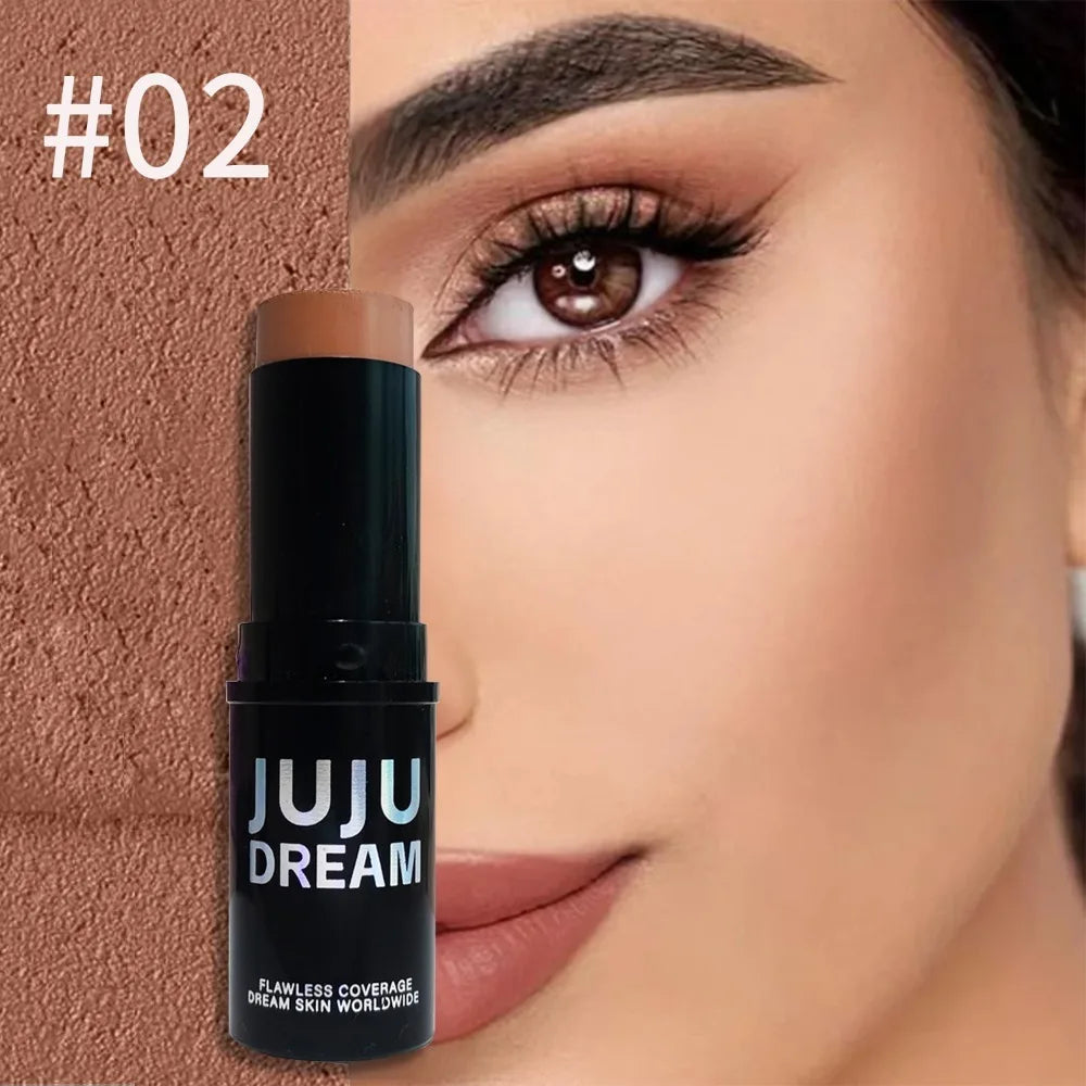 Dual-Tone Highlighter & Contour Cream Stick | Blush Concealer Highlighter Contour Stick QXL