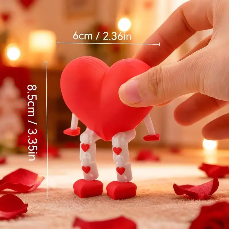 3D Printed Heart Ornament | Desktop & Hallway Decor Gift Decorative Ornament QXL