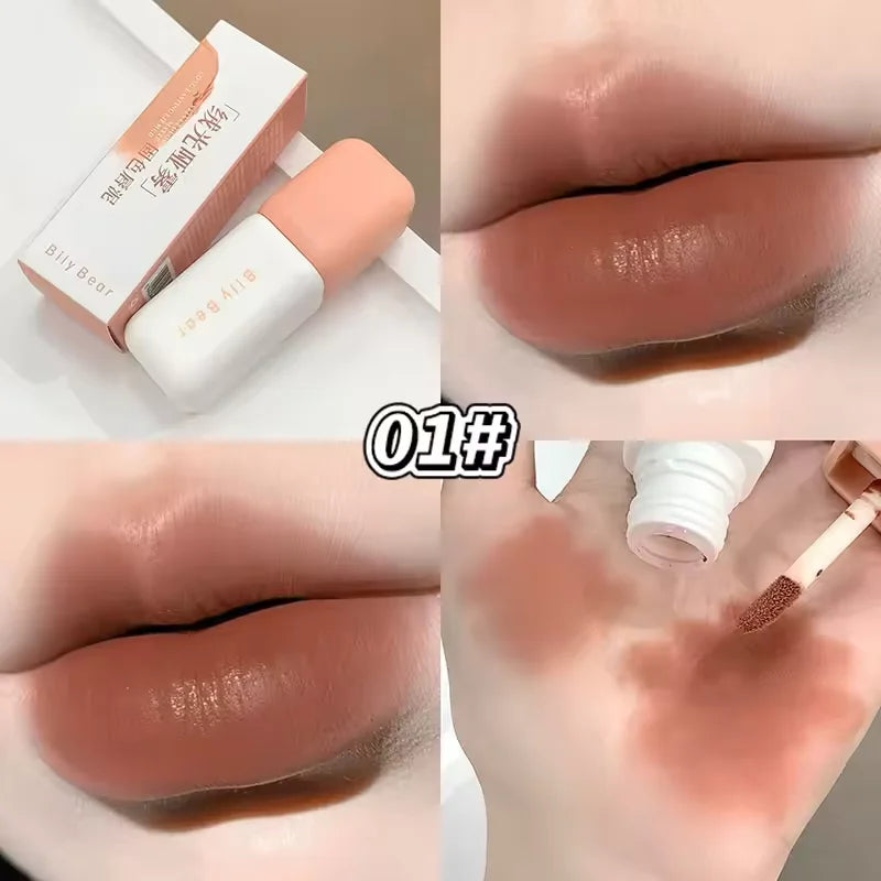 Soft-Focus Matte Lip Mud | Long-Lasting High Pigment Glaze Matte Lip Glaze QXL BL001-1
