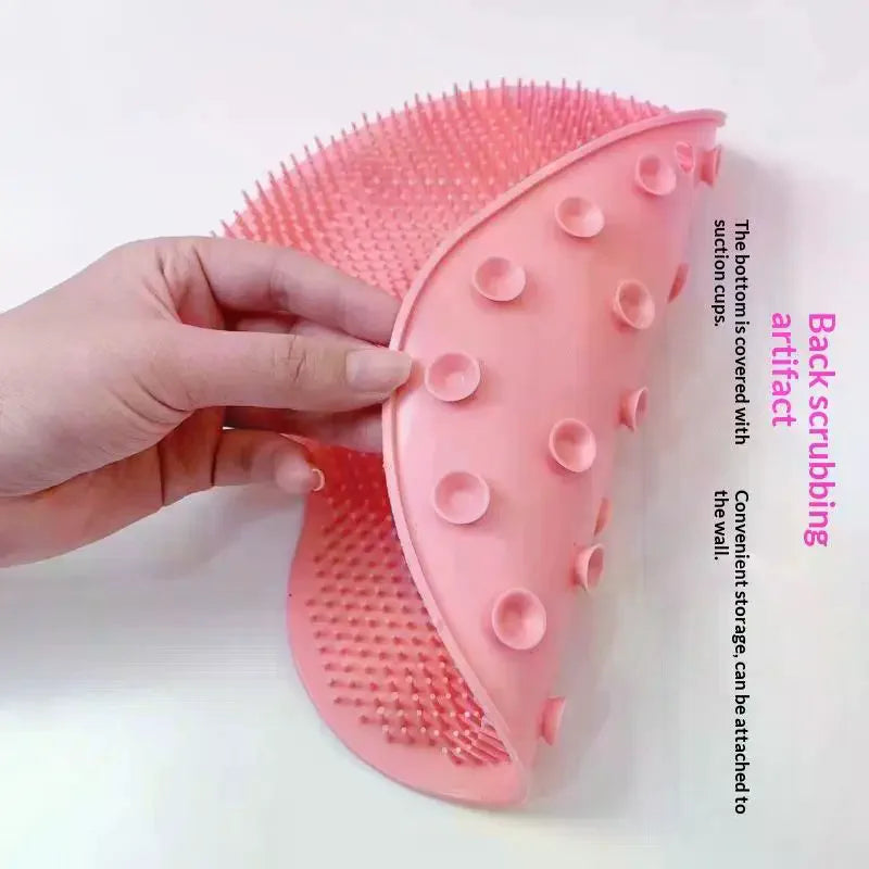 Silicone Shower Scrubber Mat | Exfoliating Back & Foot Tool Shower Scrubber Mat QXL