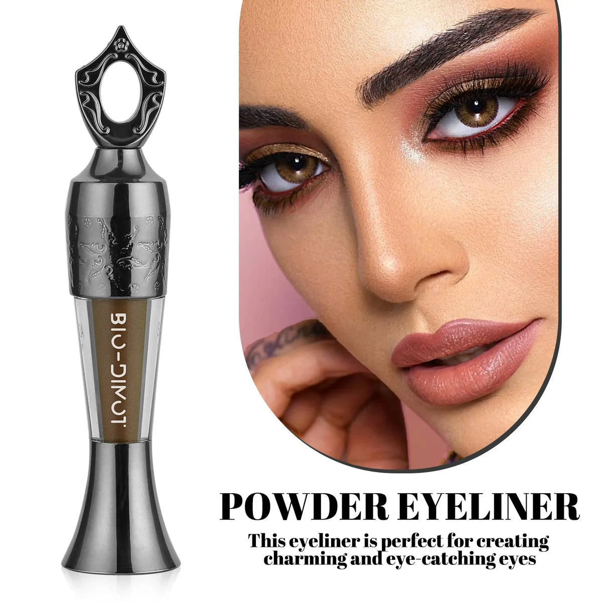 DIMOT Waterproof Eyeliner & Eyebrow Pencil – Black & Brown Eyeliner Pencil QXL
