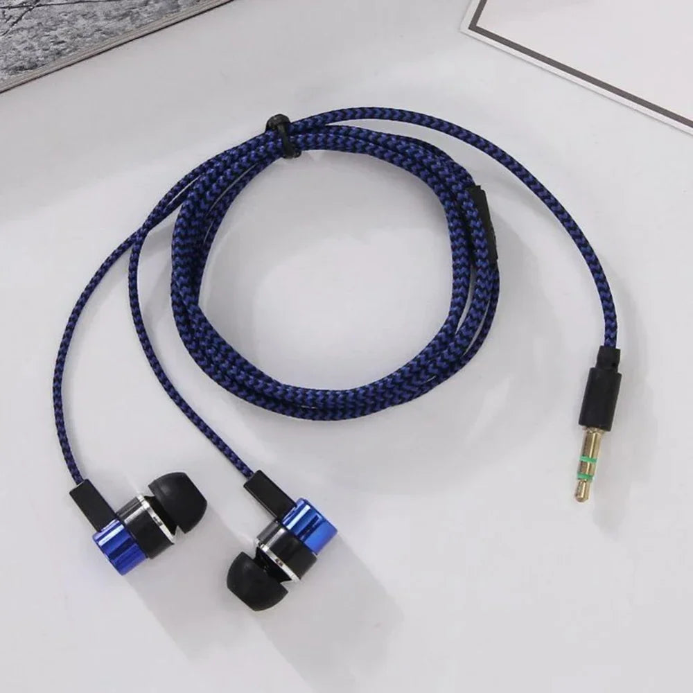 3.5mm Wired In-Ear Earbuds | Bass Stereo Noise Isolating Wired In-Ear Earbuds QXL