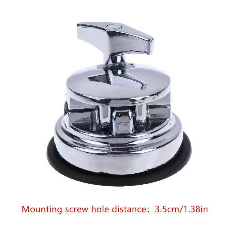 Aluminum Alloy Floor Tom Leg Clamp | 3-Way Drum Mount Bracket Drum Mount Clamp QXL Round