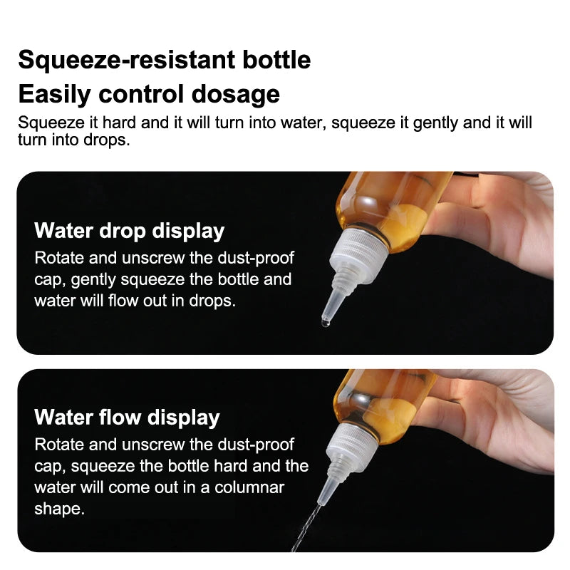 Refillable Squeeze Dropper Bottles 3–100ml | Tattoo & Craft Dropper Squeeze Bottle QXL