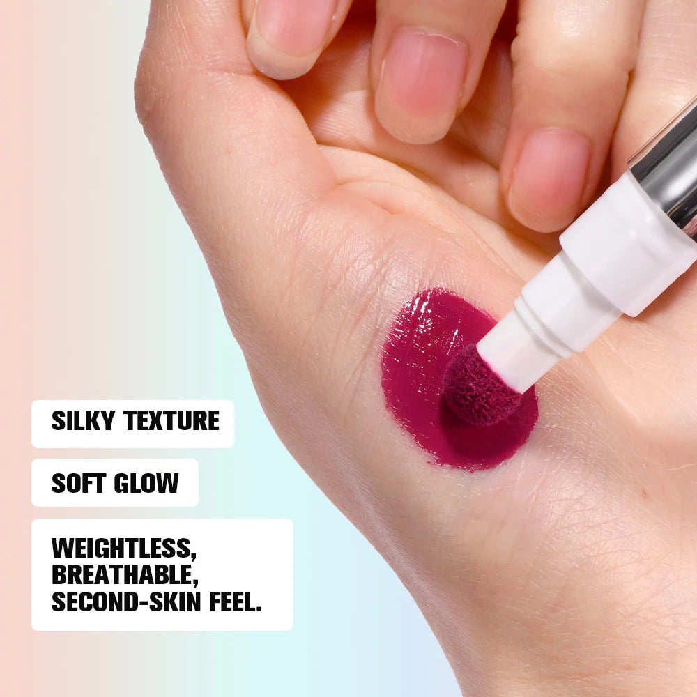 Liquid Blush Stick Sponge Tip | 6 Matte Shades Waterproof Liquid Blush Stick QXL
