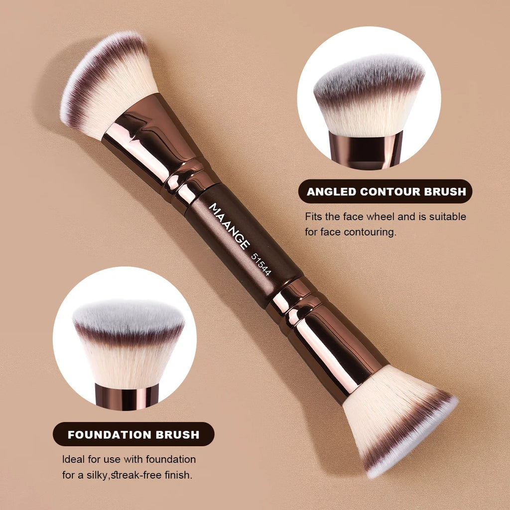 MAANGE 5-Piece Makeup Brush Set | Foundation & Eyeshadow Kit Makeup Brush Set QXL