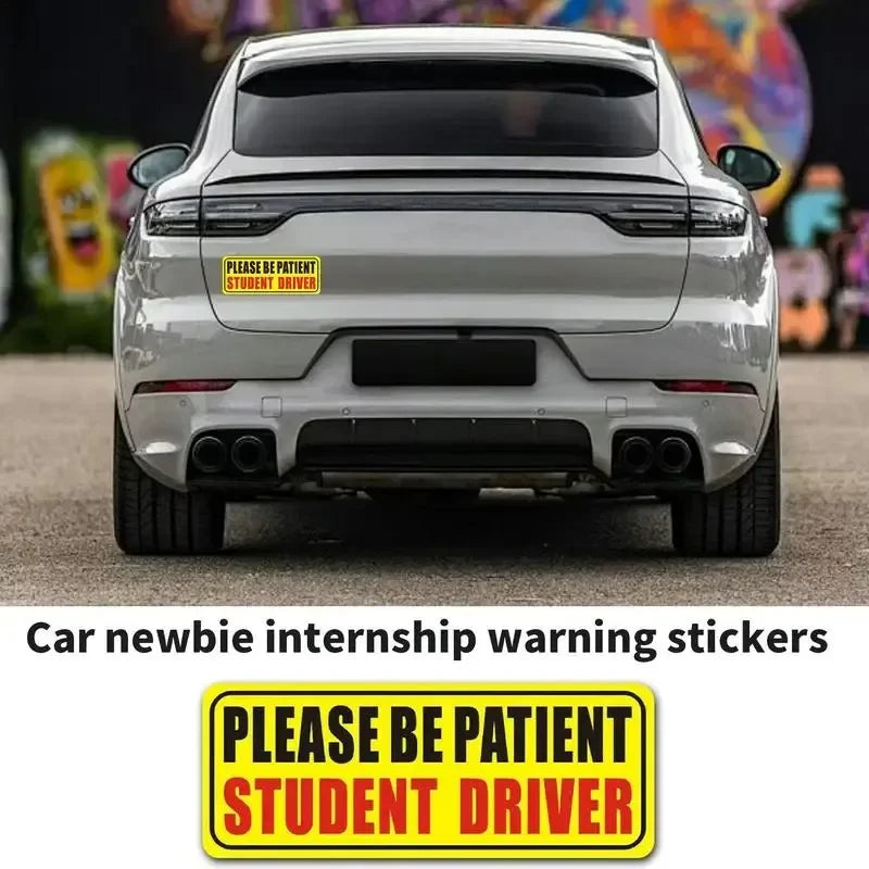 Reflective Student Driver Magnet Sign | Car Safety Warning Car Safety Magnet QXL