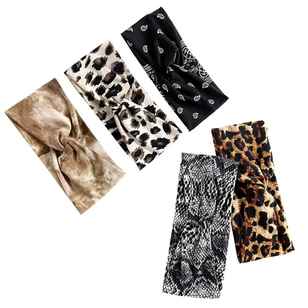 Women's Stretchy Printed Sport Headbands | Yoga & Gym Sport Headband QXL