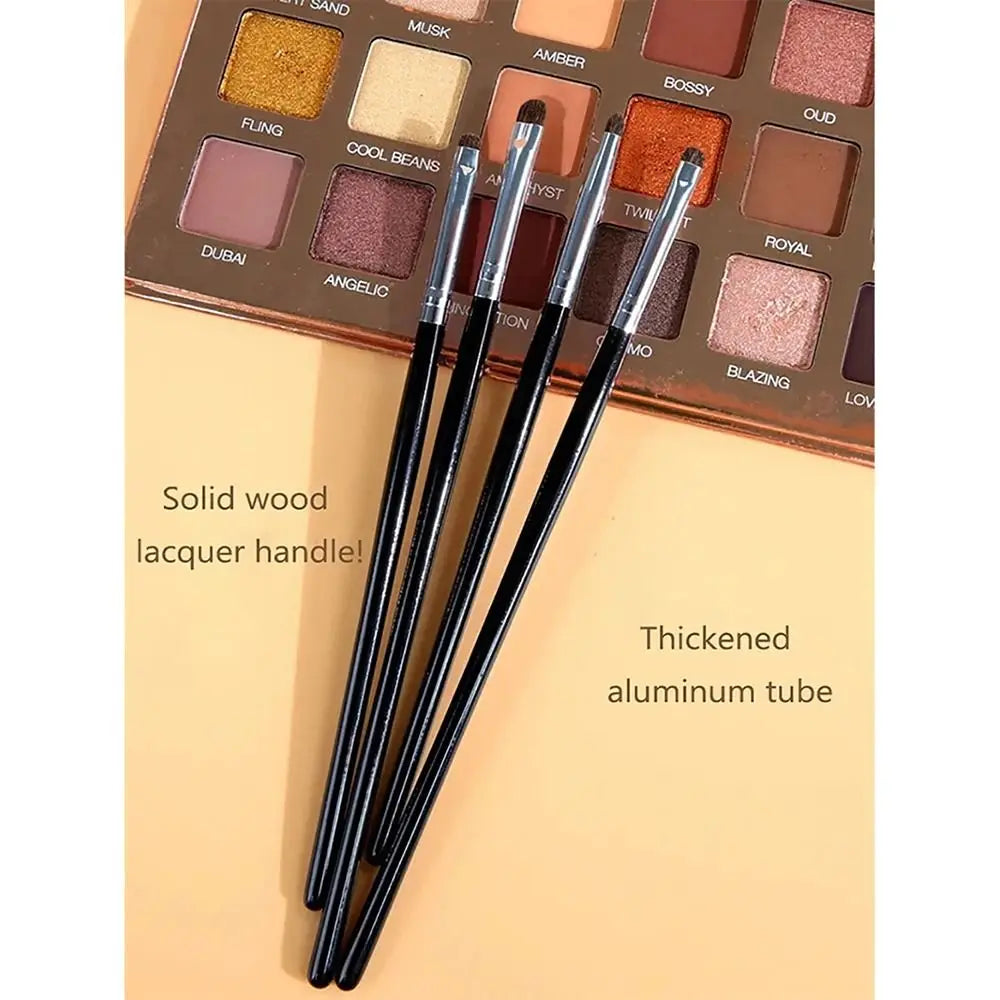 4-Piece Small Angle Eyeshadow Brush Set | Lying Silkworm Eyeshadow Brush Set QXL