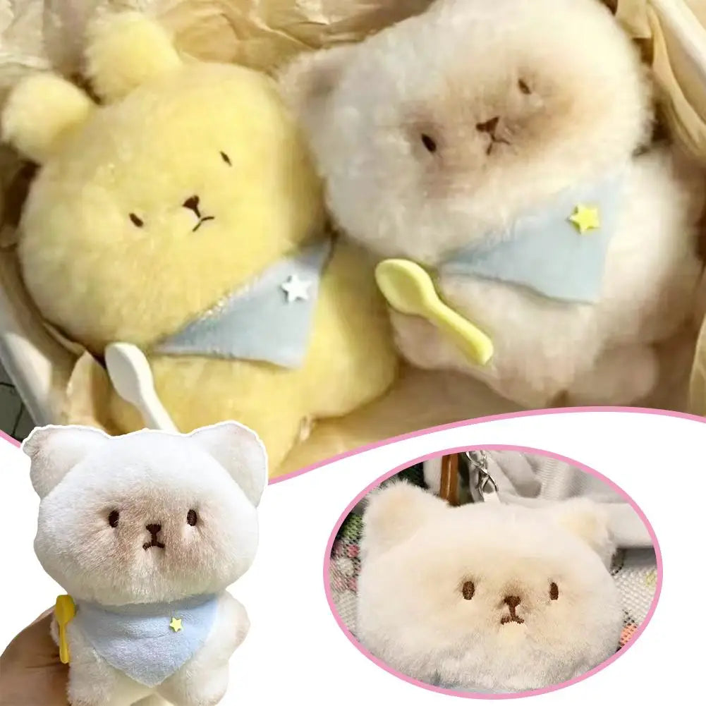 Cartoon Cat & Rabbit Plush Keychain Stuffed Toy | Gift Plush Keychain Toy QXL