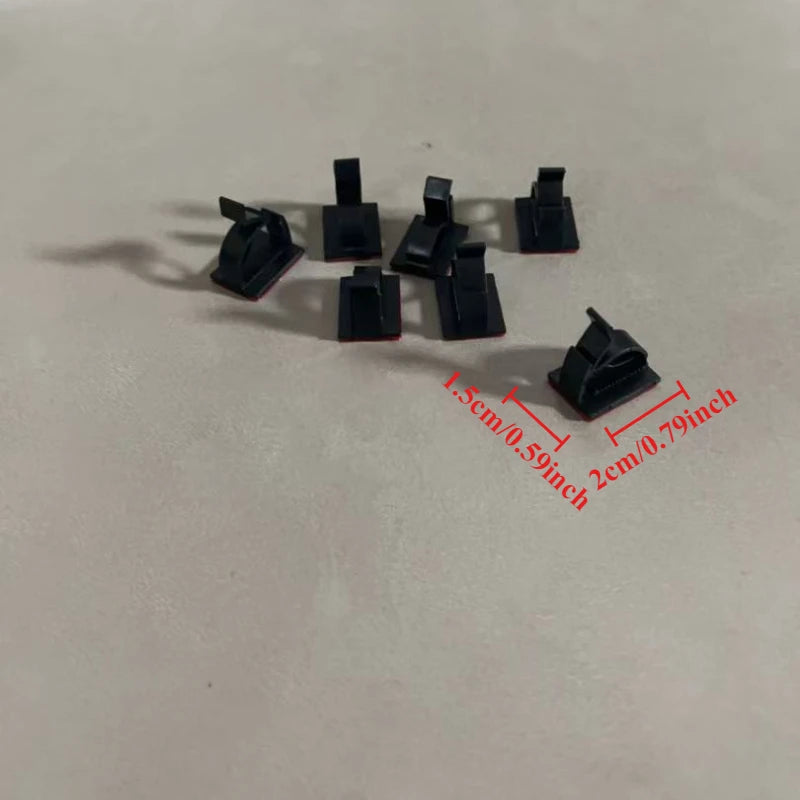30-Pack Cable Management Clips | Wire Clamps for PC, Car & Wall Cable Management Clips QXL
