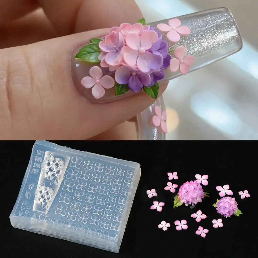 3D Silicone Nail Carving Mold | DIY Stamping & Nail Art Silicone Nail Mold QXL