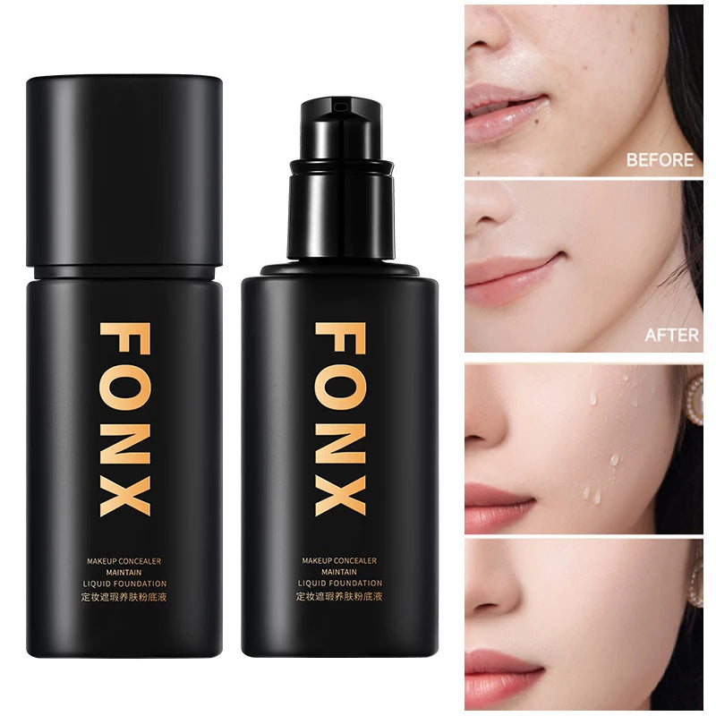 FONX Setting Concealer Foundation – Long-Lasting Full Coverage Concealer Foundation QXL