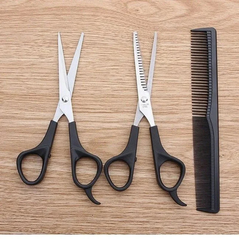 3-Piece 7" Hair Scissors Set – Cutting, Thinning & Styling Hair Scissor Set QXL