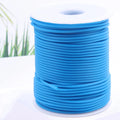 50m Hollow Rubber Tubing 2mm | Jewelry Cord & Wire Cover Spool Jewelry Craft Cord QXL Blue