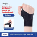 YOVIP Lightweight Adjustable Wrist Support Band | Sports Fitness Wrist Support Band QXL Right 1pc Black