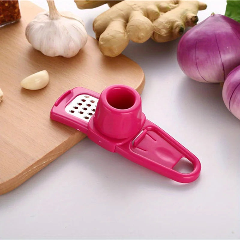 Manual Garlic Peeler & Ginger Grater | Kitchen Grinding Tool Kitchen Grater Tool QXL black