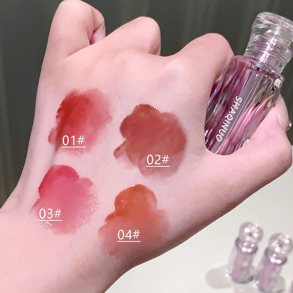 Berry Tint Lip Gloss | Hydrating Glossy Volumizing Lip Stain Lip Gloss QXL