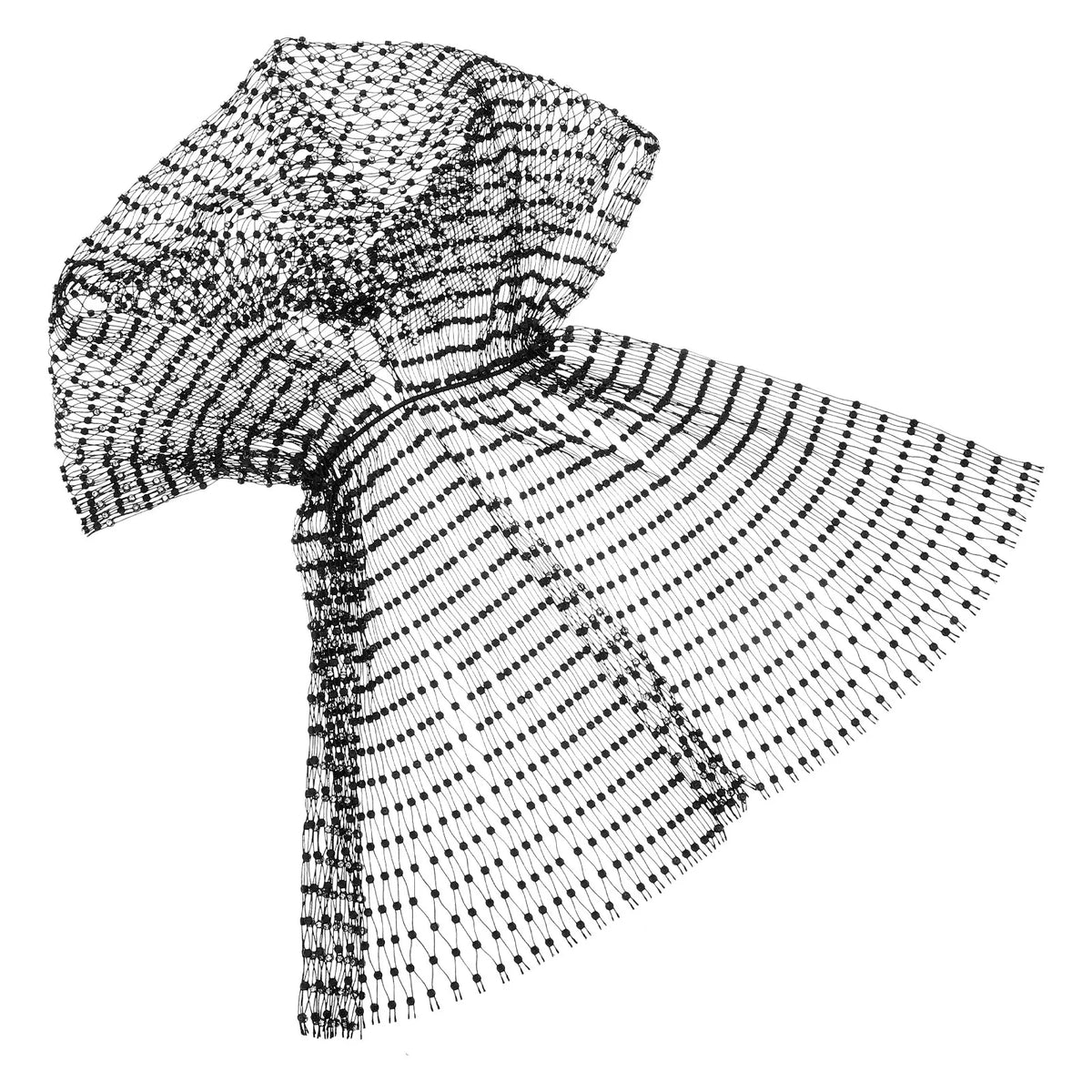 Rhinestone Mesh Headband – Rave & Festival Hair Accessory Rhinestone Headband QXL