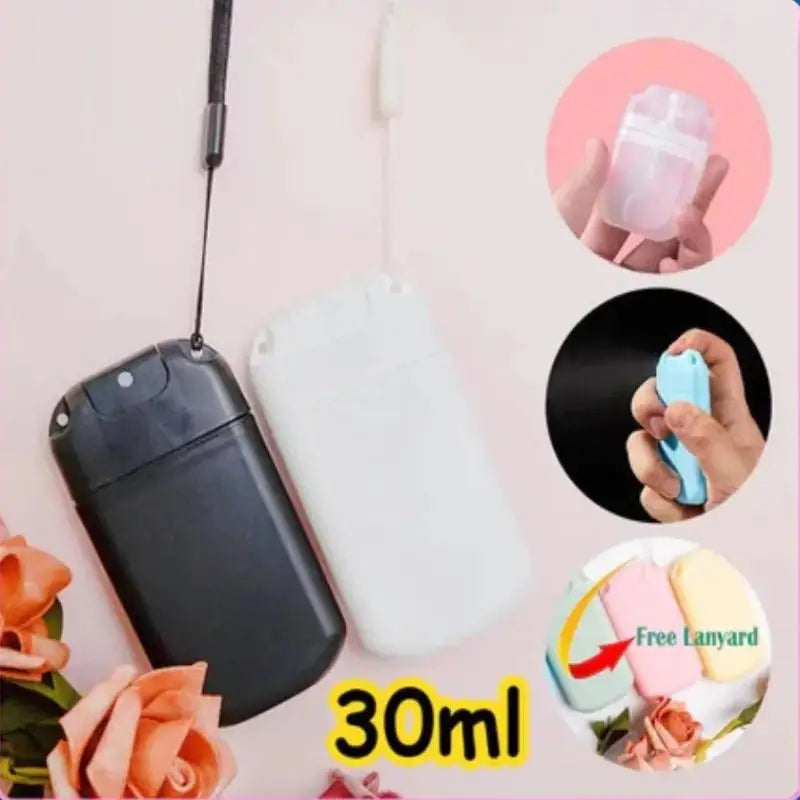 30ml Refillable Card Spray Bottle Perfume Atomizer & Lanyard Perfume Atomizer QXL